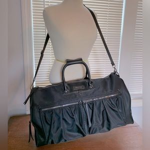 Black overnight / duffel bag by Adrienne Vittadini